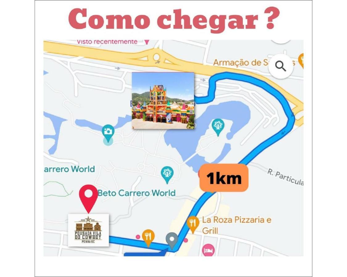 פנייה Pousada Vila Do Cowboy מראה חיצוני תמונה